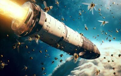 Sciami di api antibatteriche spaziali